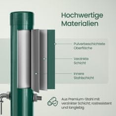 Songmics Vrtna vrata 3101x61x1501 cm Zelena