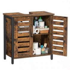 Songmics Kupaonska ormarić 60x30x60 cm smeđa