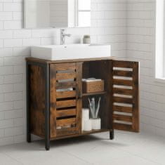 Songmics Kupaonska ormarić 60x30x60 cm smeđa