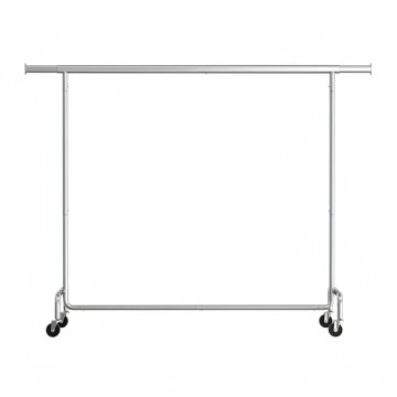 Songmics Vješalica za odjeću 45x160x1629 cm srebrni metal