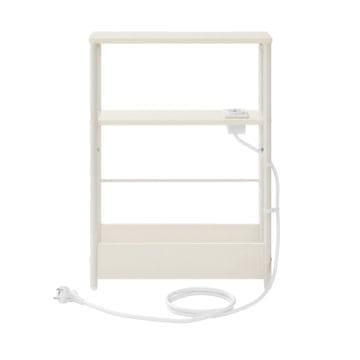 Songmics Stolić sa 3 police 18x45x58 cm bijeli