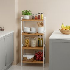 Songmics Polica 45x315x111 cm Bijela