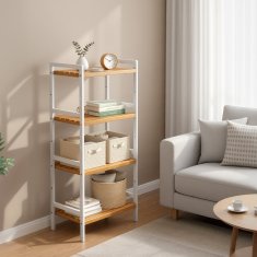 Songmics Polica 45x315x111 cm Bijela