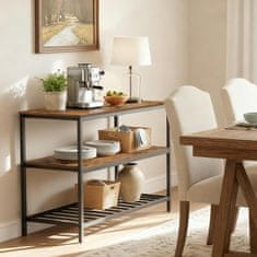 Songmics Kuhinjski otok 120x60x90 cm smeđi