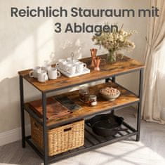 Songmics Kuhinjski otok 120x60x90 cm smeđi