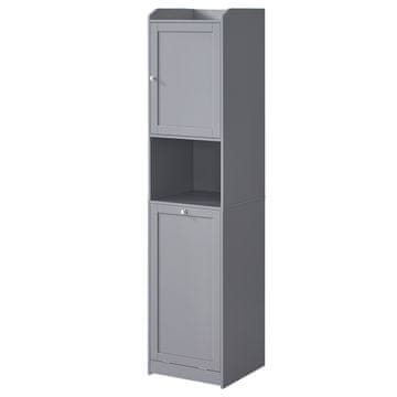 Songmics Kupaonska ormarić 40x40x170 cm Bijela