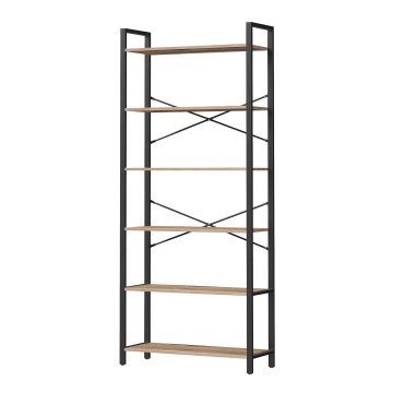 Songmics Knjigovod 80x30x186 cm smeđa