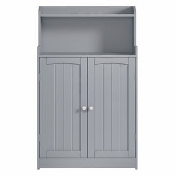 Songmics Kupaonska ormarić 30x60x100 cm Siva