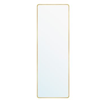 Songmics Ogledalo pune duljine 160x50 cm zlatno