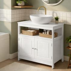 Songmics Kupaonska ormarić 60x30x60 cm Bijela