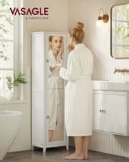 Songmics Kupaonska ormarić 30x40x160 cm Bijela