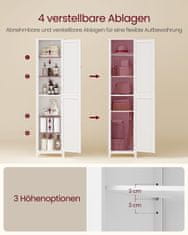 Songmics Kupaonska ormarić 30x40x160 cm Bijela