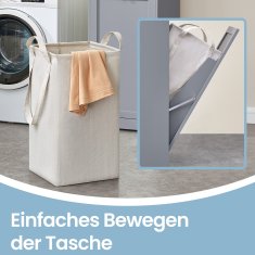 Songmics Kupaonska ormarić 40x40x170 cm Bijela