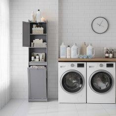 Songmics Kupaonska ormarić 40x40x170 cm Bijela