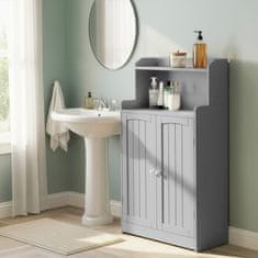 Songmics Kupaonska ormarić 30x60x100 cm Siva