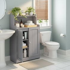 Songmics Kupaonska ormarić 30x60x100 cm Siva