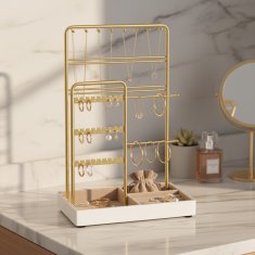 Songmics Stalak za nakit 115x196x308 cm Crni