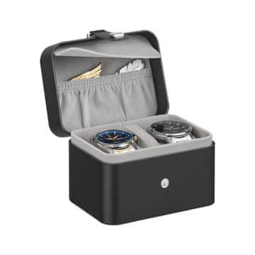 Songmics Kutija za sat 101x12x85 cm Crna