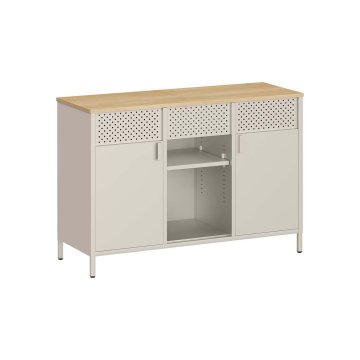 Songmics Ormarić za pohranu 40x110x76 cm Bež