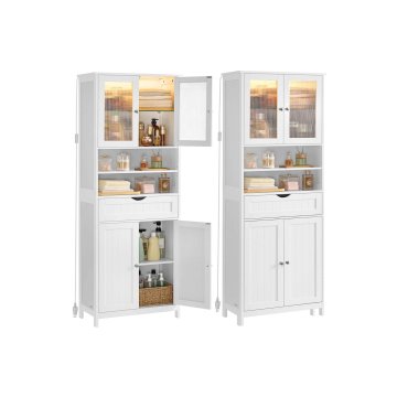 Songmics Kupaonska ormarić 30x60x170 cm Bijela