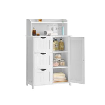 Songmics Kupaonska ormarić 30x60x100 cm Bijela