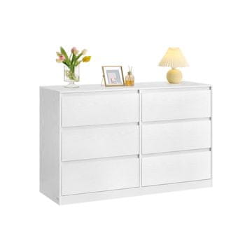 Songmics Komoda 40x1194x75 cm Bijela