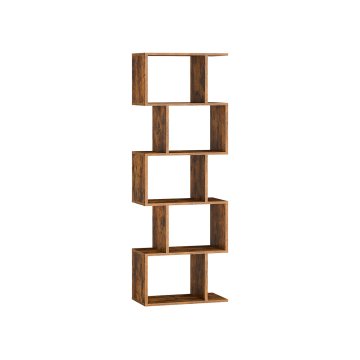 Songmics Knjigovod 24x40x159 cm smeđa