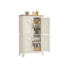 Songmics Kupaonska ormarić 30x60x110 cm Bijela