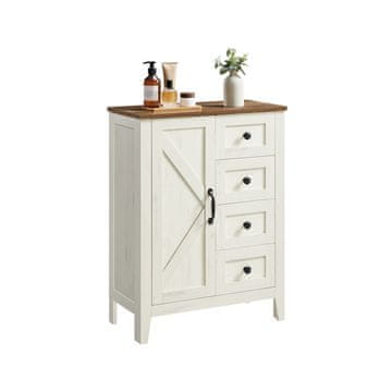 Songmics Kupaonska ormarić 30x60x80 cm Bijela