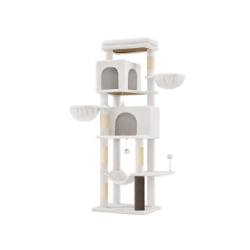 Songmics Stablo za mačke 57x45x175 cm Bijelo