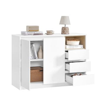 Songmics Komoda 1035x40x85 cm Bijela