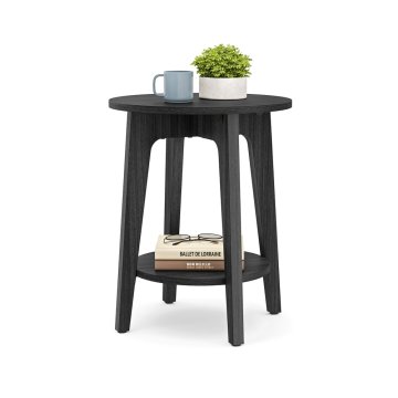 Songmics Bočni stol 40x50 cm Crni