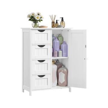 Songmics Ormarić za kupaonicu 35x65x90 cm Bijeli