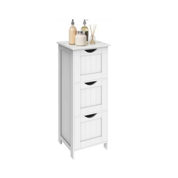 Songmics Kupaonska ormarić 32x30x81 cm Bijela