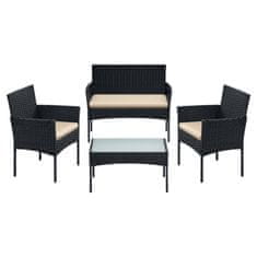 Songmics Set vrtnih garnitura 3 dijela 565x545x815 cm smeđa