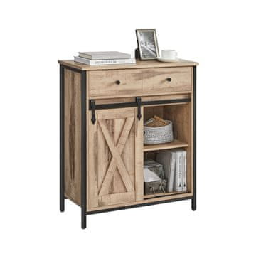 Songmics Kredenac 30x70x80 cm smeđi