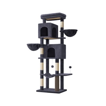 Songmics Stablo za mačke 57x45x175 cm Sivo