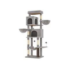 Songmics Stablo za mačke 57x45x175 cm Sivo