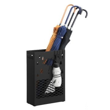 Songmics Stalak za kišobrane 28x12x41 cm Crni