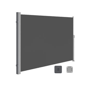 Songmics Bočni tende 180x450 cm Siva