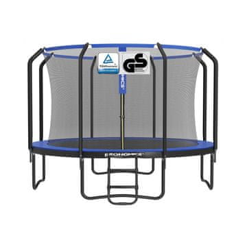 Songmics Trampolin 366x270 cm Crno Plava