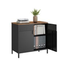 Songmics Ormarić za pohranu 80x40x76 cm smeđi