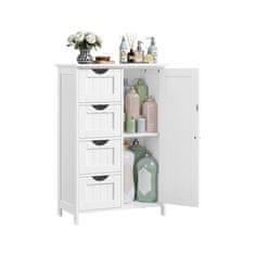 Songmics Kupaonska ormarić 55x82x30 cm Bijela