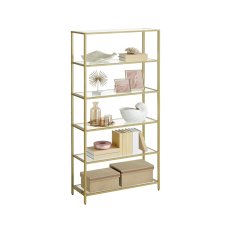 Songmics Polica s 6 polica 30x80x1773 cm prozirna