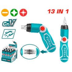 Total One-Stop Tools 13-dijelni set odvijača (TACSD30136)
