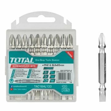 Total One-Stop Tools 10-dijelni set nastavaka za odvijač 65mm /IND (TAC16HL133)