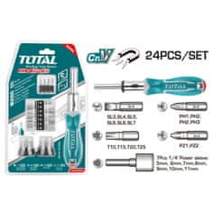 Total One-Stop Tools 24-dijelni set odvijača (TACSD30246)