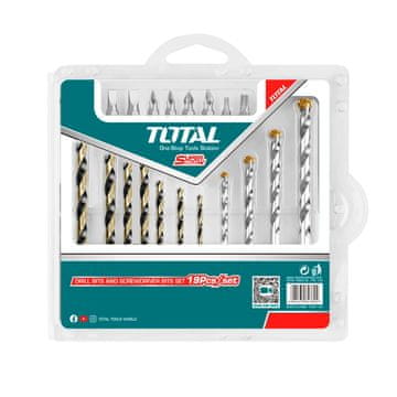 Total One-Stop Tools 19-dijelni set svrdala i komplet odvijača (TACSDB1901)