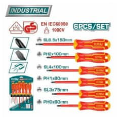 Total One-Stop Tools 6-dijelni set izoliranih odvijača/IND (THTIS566)