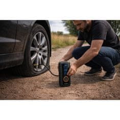 Farrot Prijenosni kompresor na baterije od 150 PSI 12 V s LCD zaslonom i automatskim zaustavljanjem zračna pumpe za automobilske gume